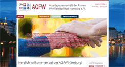Desktop Screenshot of agfw-hamburg.de